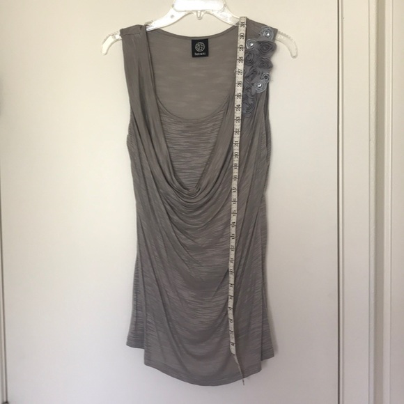 Bobeau Embellished Cowl-Neck Tank - Picture 8 of 14